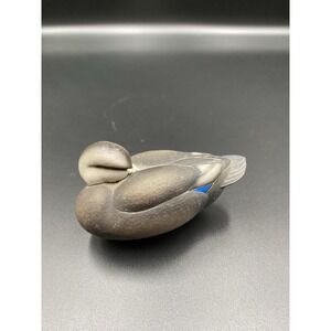 Vintage Jett Brunet Ducks unlimited miniature Black Duck 2001